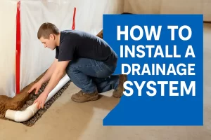 Step-by-step installation of a drainage system using Fitwell SWR pipes and fittings